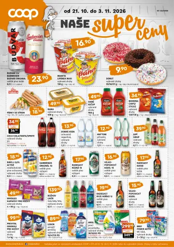 Titulní strana letáku COOP