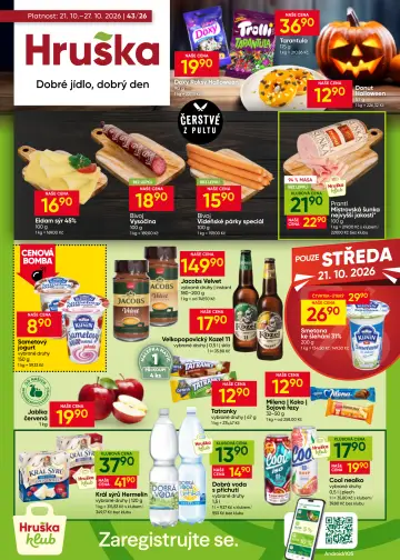 Titulní strana letáku Hruška