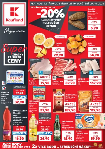 Titulní strana letáku Kaufland