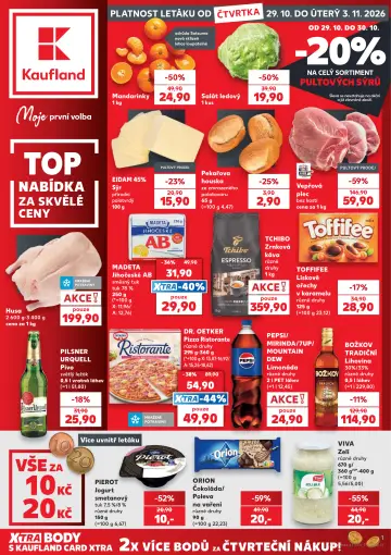 Titulní strana letáku Kaufland
