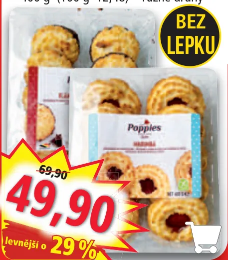 Poppies Kokosové pečivo