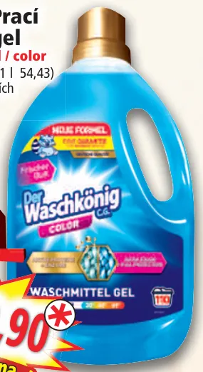 Der Waschkönig Prací gel